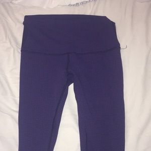 Full length purple Lululemon leggings